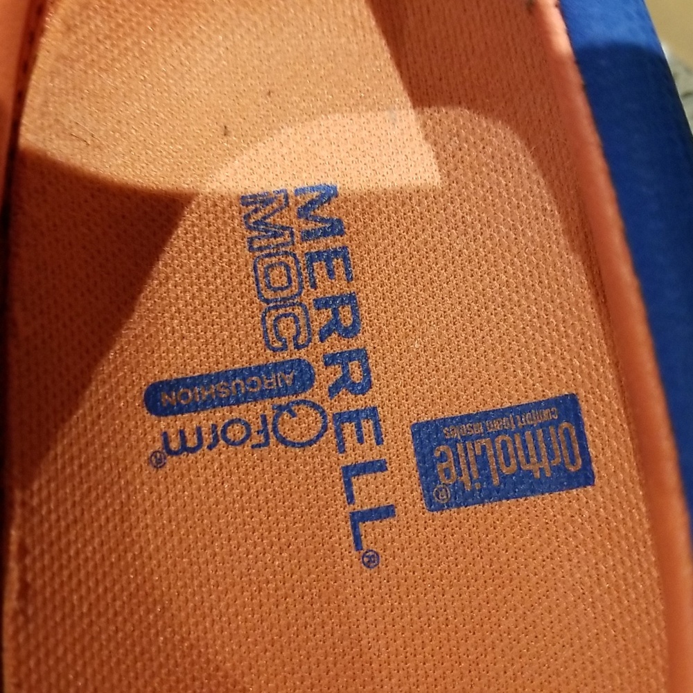 Merrell shoes slide in water shoes sz 9 EUC airsole comfort - Picture 3 of 7